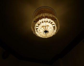 Photo crystal ceiling lamp