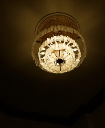 Photo crystal ceiling lamp