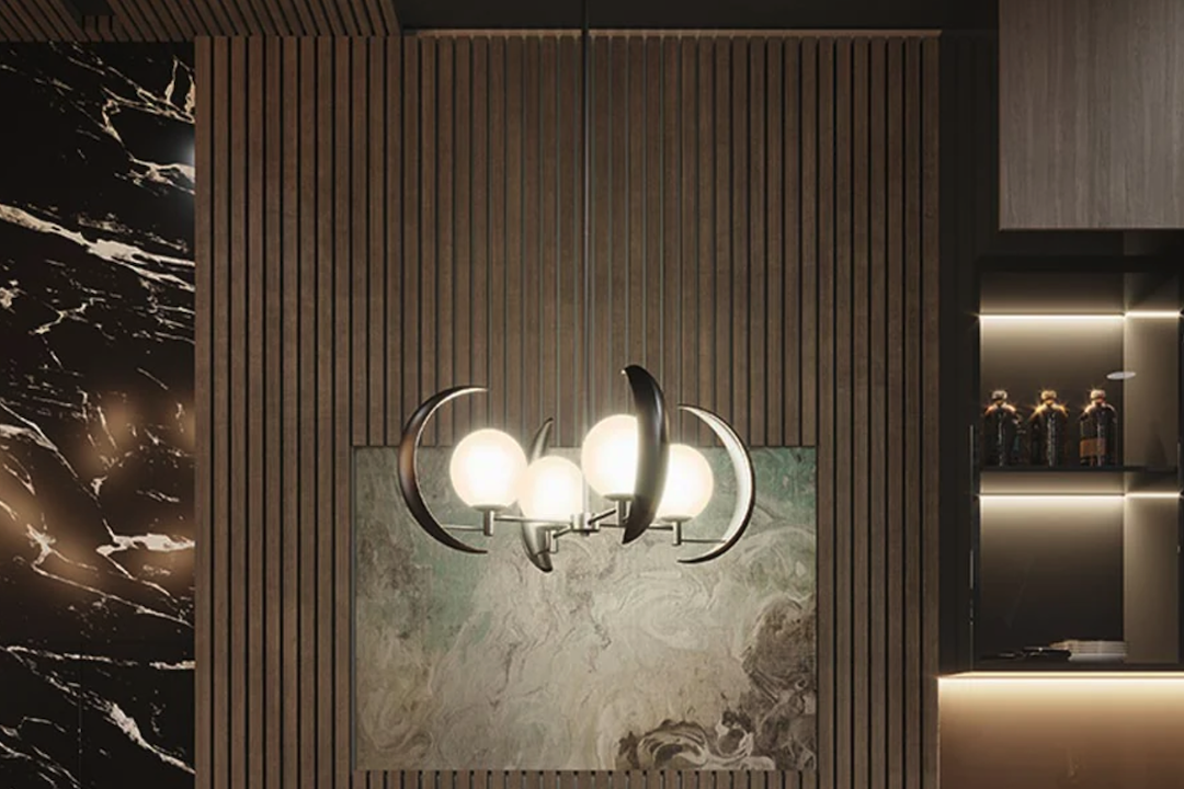 Betoverende Celeste Crescent Kroonluchter: Een Schitterende Toevoeging aan je Interieur