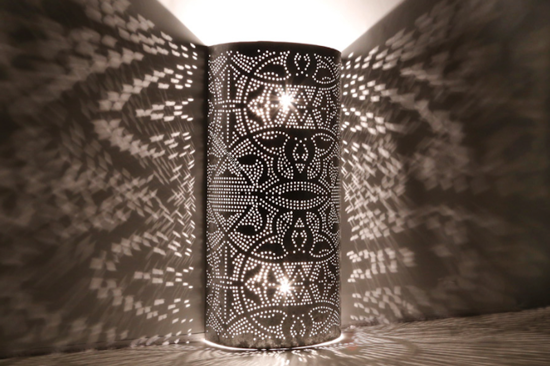 Moderne oosterse inktstijl wandlamp