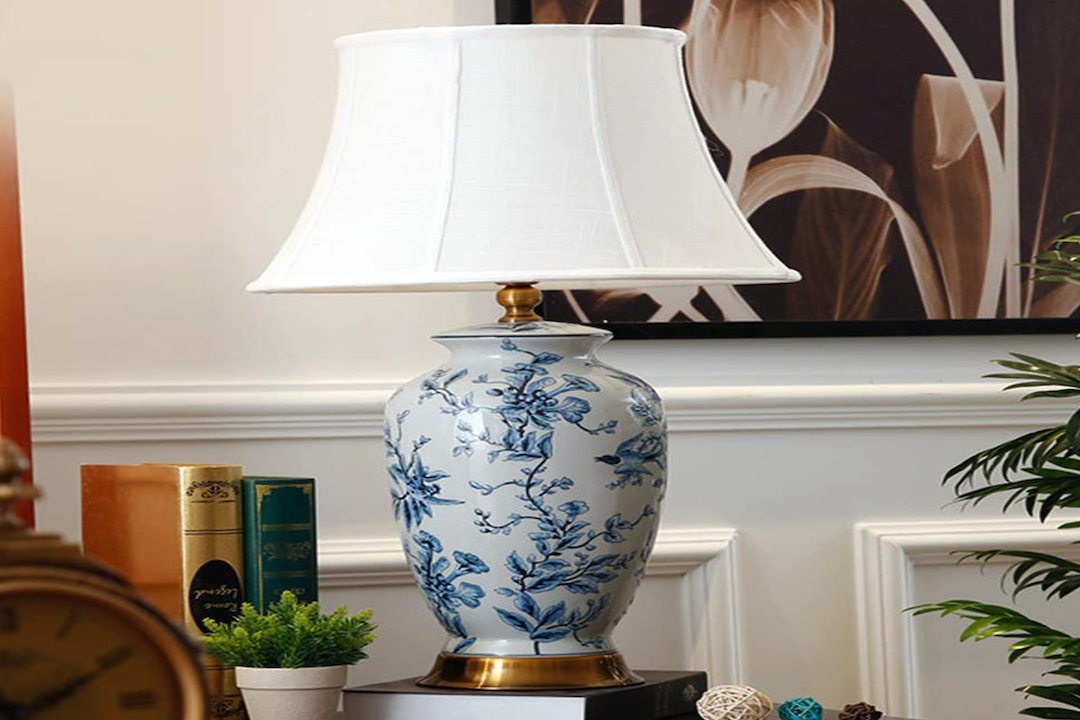Witte porseleinen tafellampen voor moderne decoratie